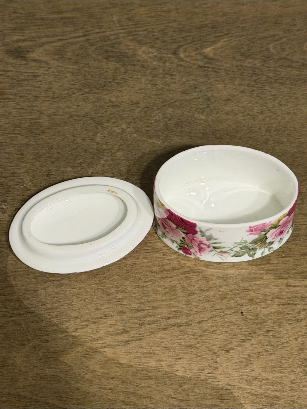 Vtg Crownford Royale Garden Rose Fine Bone China 2.5